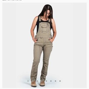 Limited Edition Freshley Overalls Natural Canvas - slimmer straight leg